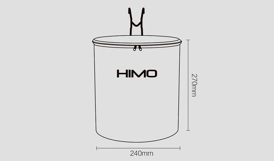 HIMO Водонепроницаемая корзина для хранения велосипедная сумка электрический скутер Многофункциональный 12л m365 Велоспорт холст серия Универсальный