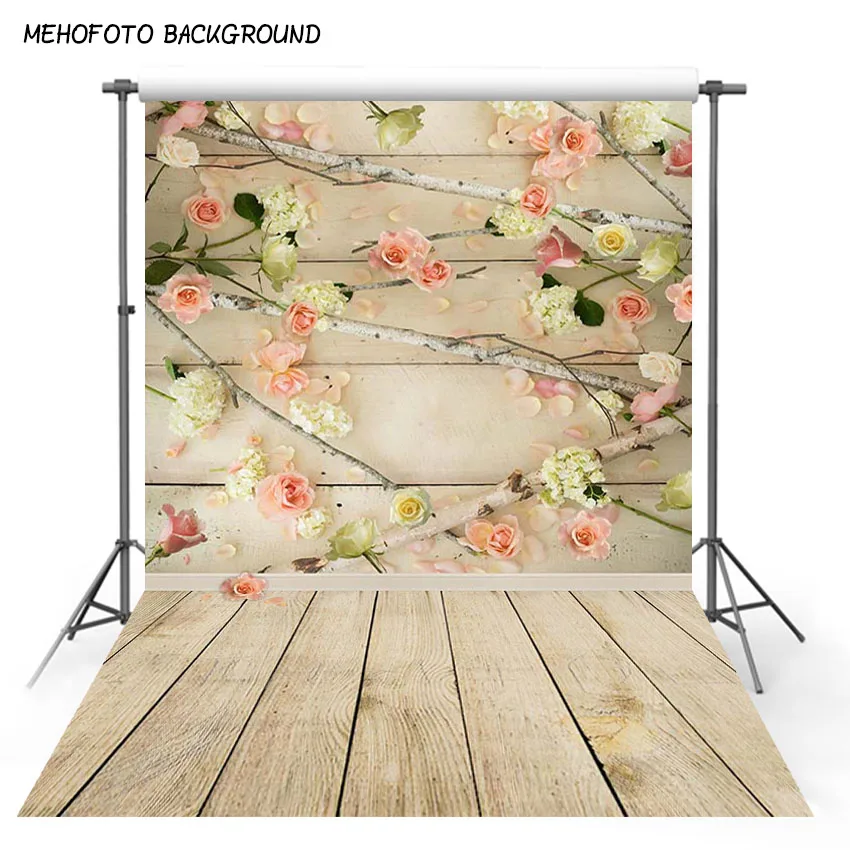 Тонкие виниловые фоны для фотосъемки новорожденных детей деревянный пол