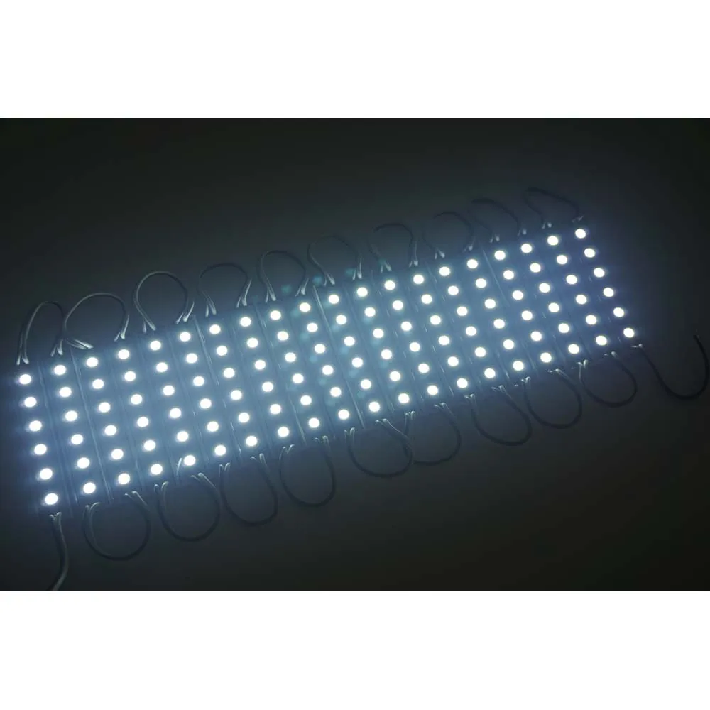 20X5050 SMD 6 светодиодный модуль светильник 12V водонепроницаемый IP65 белый для