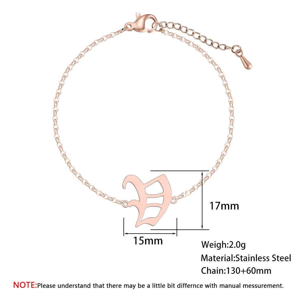 Kinitial модные браслеты с буквами Jewelry браслет женские новые Для мужчин инициалами