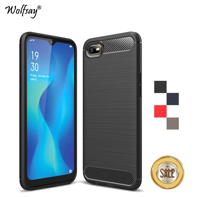 Чехол для OPPO A1K мягкий резиновый силиконовый защитный бампер телефона задняя