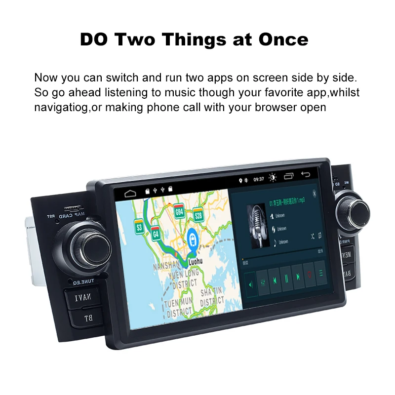 Ips 1 din Android 9,0 Ram 2G автомобильный DVD мультимедийный плеер для Fiat Grande Punto Linea 2007-2012 gps навигация Радио экран 4G DSP