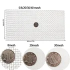 Плетеная проволока из нержавеющей стали, высококачественный экранирующий фильтрующий лист, 58203040 меш, 1 шт.