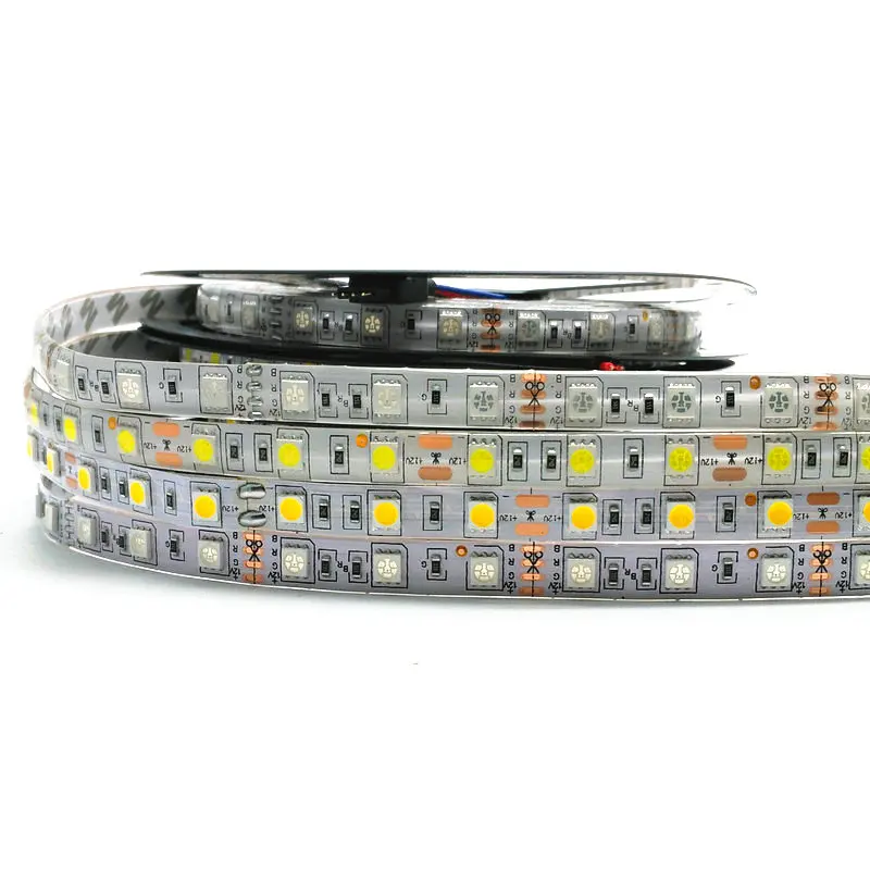 Светодиодная светодио дный лента 5050 RGB DC 12 В в 60 led s/m 5 м/лот Гибкая светодиодная