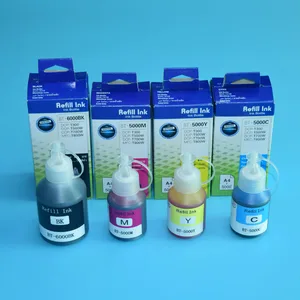 4PC Dye Pigment Refill Ink for Brother DCP-T300W DCP-T500W DCP-T700W MFC-T800W Printer