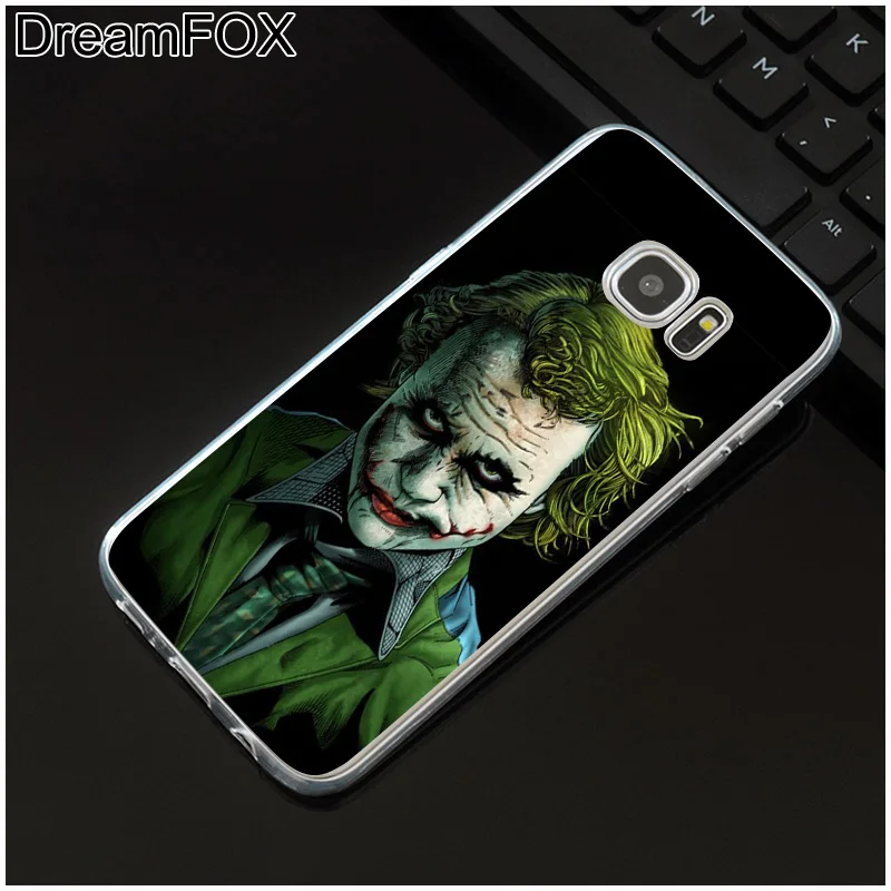 DREAMFOX M098 Fashion Joker Black Soft TPU Silicone Case Cover For Samsung Galaxy Note S 3 4 5 6 7 8 9 Edge Plus Grand Prime |