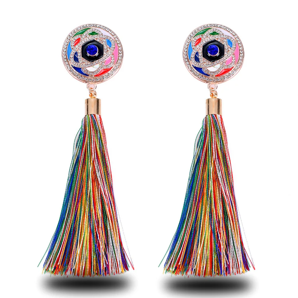 2018 новый мульти кисточкой серьги для Для женщин межзвездное Красочные себе