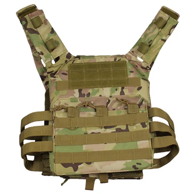 Охотничий Тактический жилет военный Molle Plate Carrier журнал страйкбол Пейнтбол CS открытый защитный легкий жилет - Цвет: MutliCam