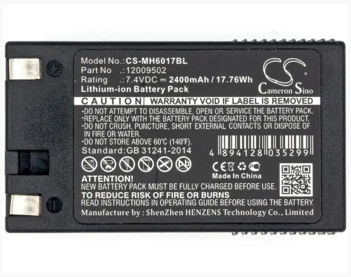

Аккумулятор Cameron Sino 2400mAh для MONARCH 6017 Handiprint 6032 6032 Pathfinder 6039 6039 Pathfinder 9460 Sierra Sport