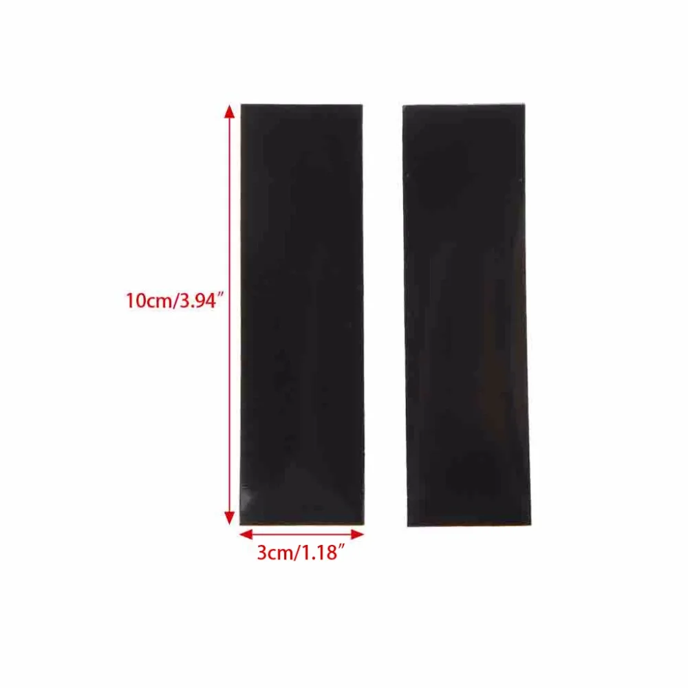 

2 Pcs 100x30mm 0.6mm DIY Thickness Replacement Mouse Feet PadsMouse Skates Universal Mouse Accessories Black C26