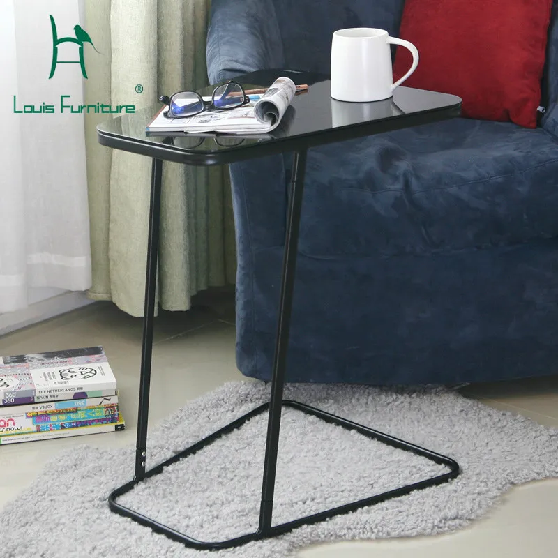 

Louis Fashion Coffee Tables Modern Simple Household Creative Sofa Bedside Living Room Iron Movable