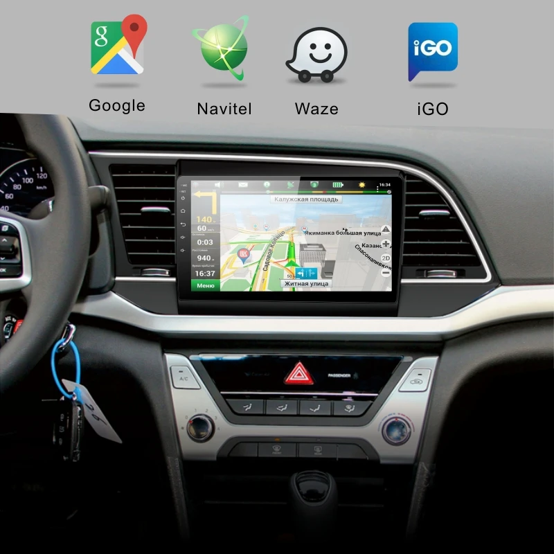 Dinpei Android 9 0 автомобильный Радио Мультимедиа Видео плеер навигация gps для hyundai Elantra 6