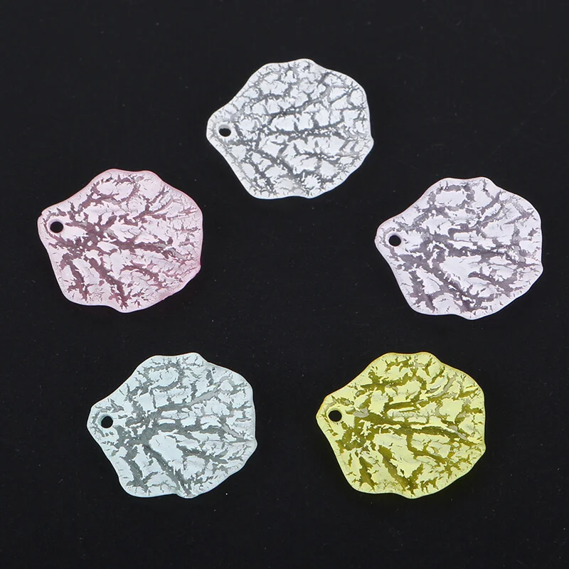 

Acrylic Fashion DIY Flower Leaf Handicraft Beads Material Popping White Pattern Ancient Wind Hairpin Headdress Frosted Accessory