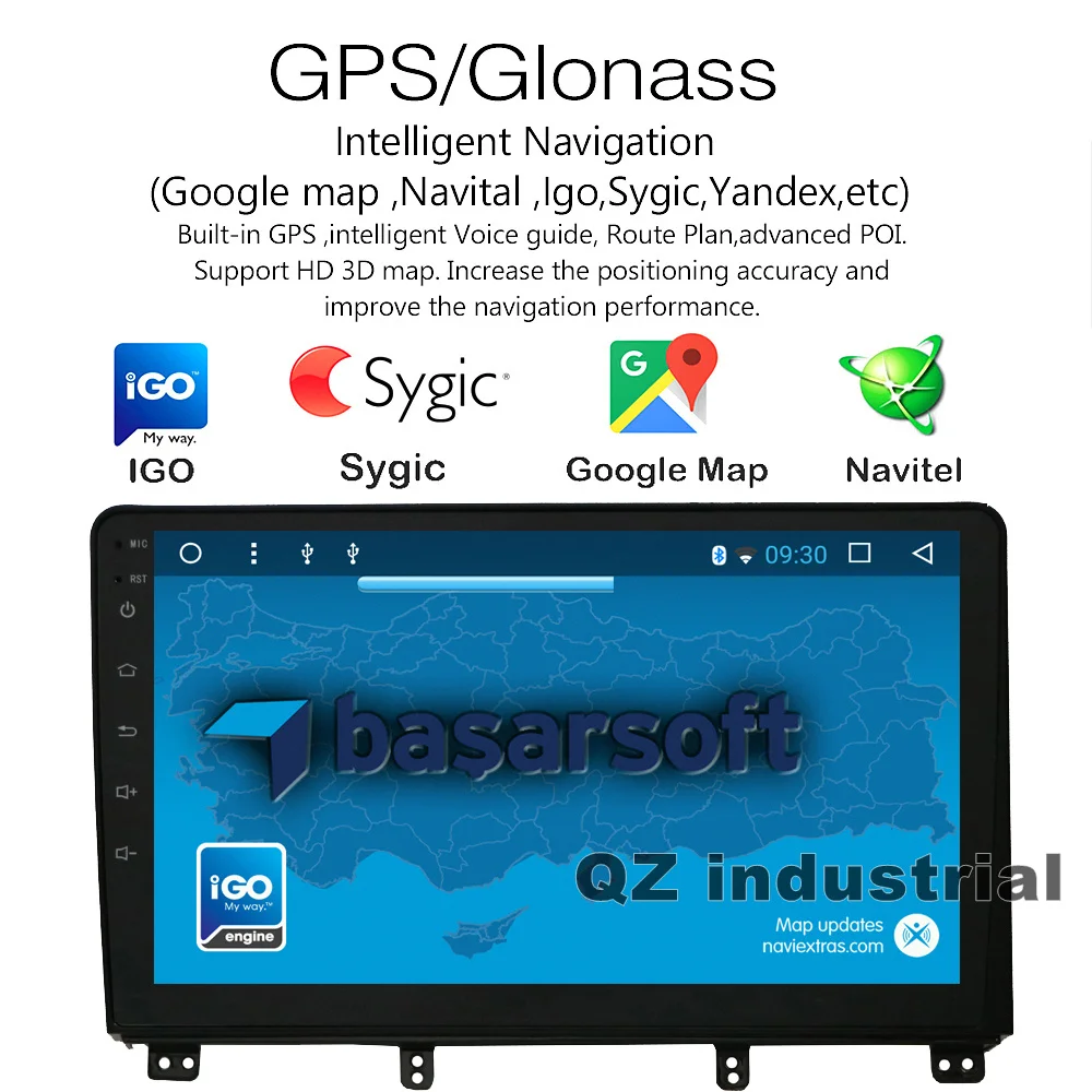 QZ industrial HD 9 дюймов Android 8 1 T3 для Peugeot 3008 автомобильный DVD плеер с Canbus 4G WIFI GPS навигация