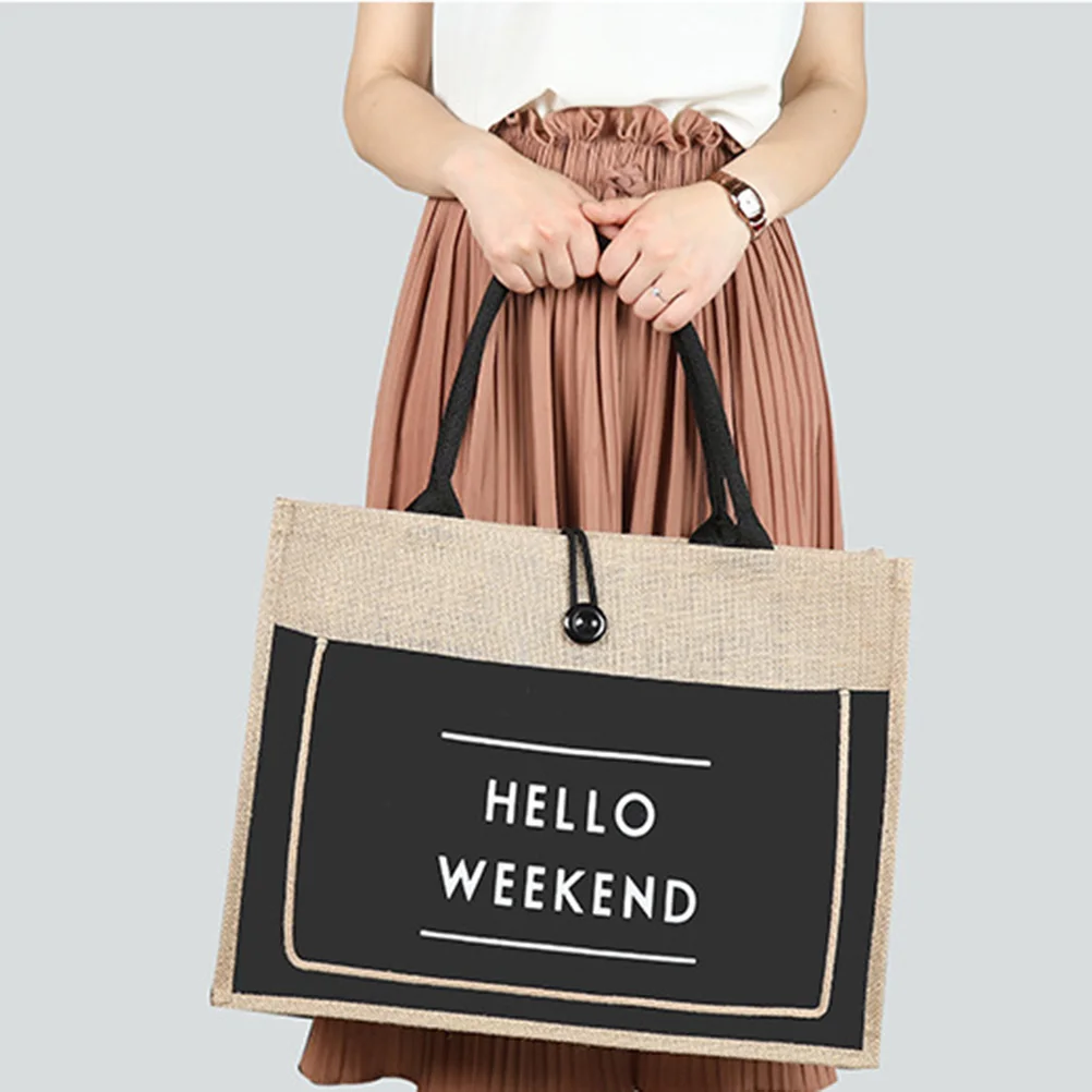 Высококачественная женская льняная Роскошная Большая вместительная