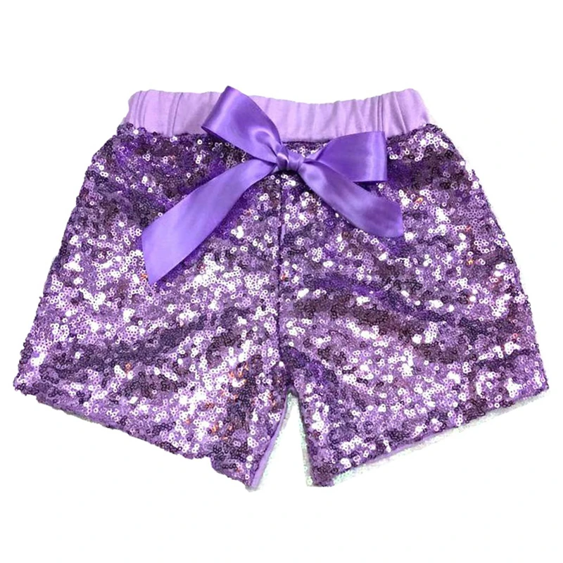 Шорты для девочек с блестками и бантом | Мать ребенок