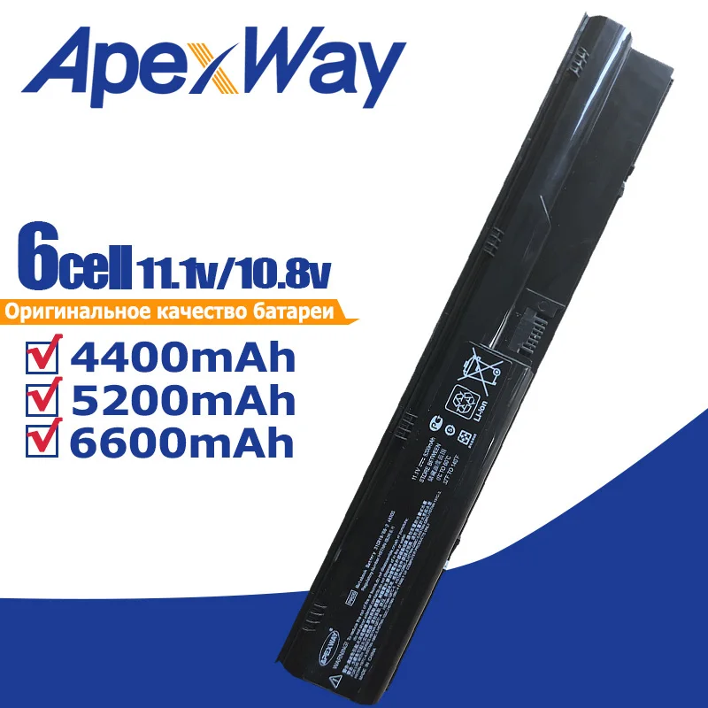 Аккумулятор 4400 мАч для HP ProBook 4330s 4331s 4430s 4431s 4435s 4436s 4530s 4535s PR06 633733-151 633733-1A1 633733-321 633805-001