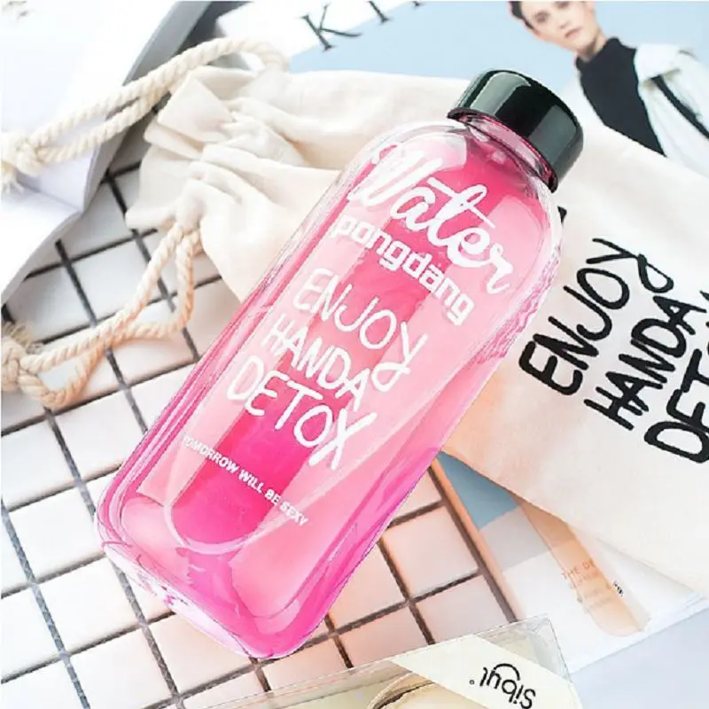 Бутылка для лимонной воды 1000 мл 600 пластиковая бутылка воды|my bootl|sport drinkbotella de agua |