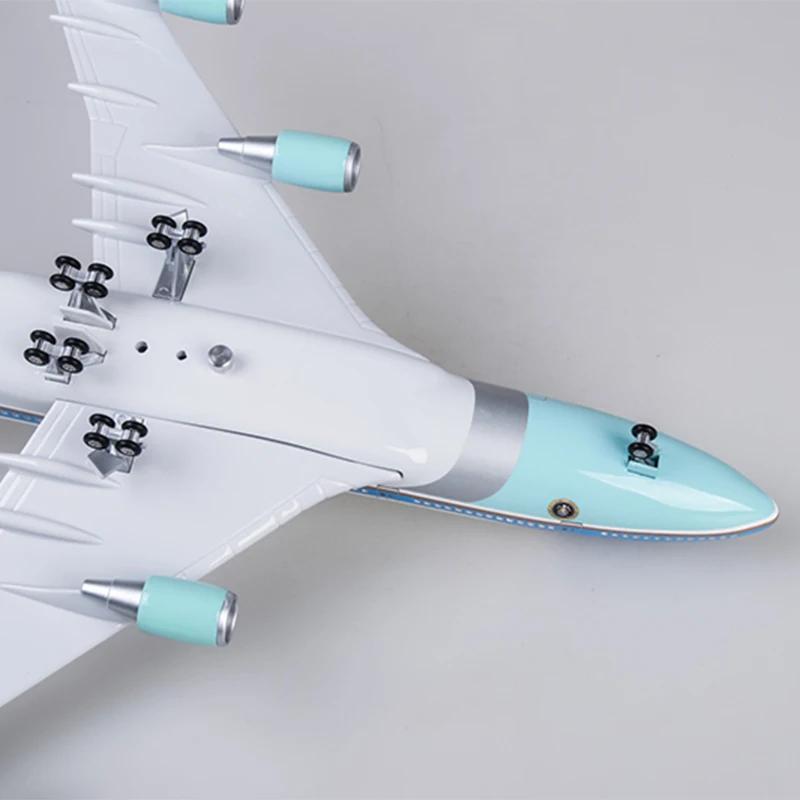 47 см 1/150 масштаб игрушечные модели самолетов Boeing B747 Air Force One модель самолета с светильник и колесами из полимерного пластика
