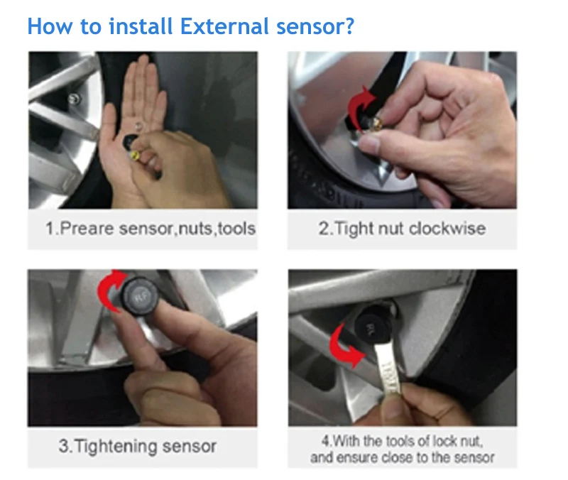SilverStrong TPMS для Android автомобильный DVD автомобильная система контроля давления в шинах USB датчики давления в шинах Система мониторинга сигнализации 4 шт./комплект