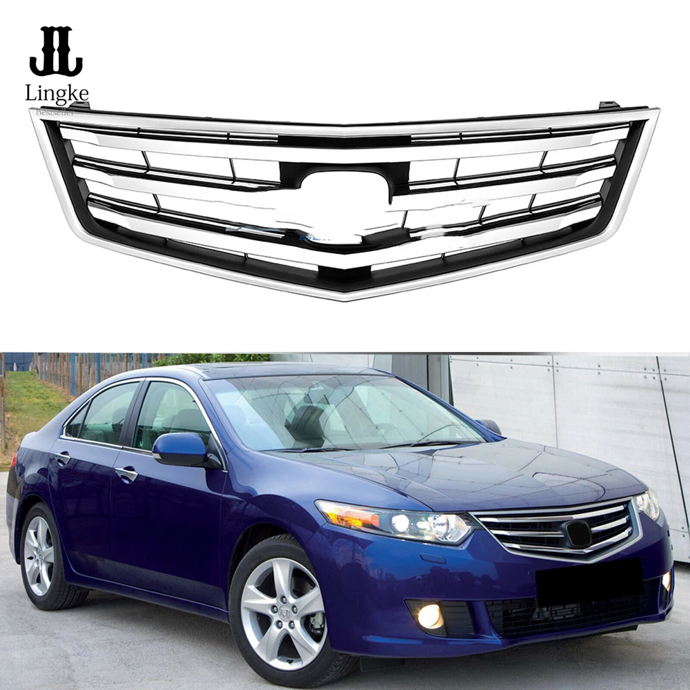 Новый CDM Spirior Хром Передняя решетка гриль передний бампер для Honda Accord евро Cu1 Cu2 Tsx