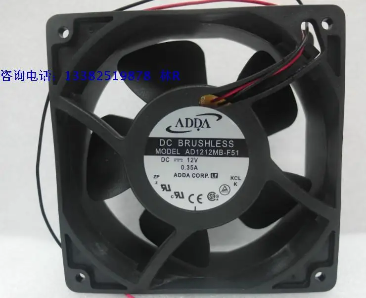 

Новый ADDA AD1212MB-F51 12038 DC12V UPS Вентилятор охлаждения