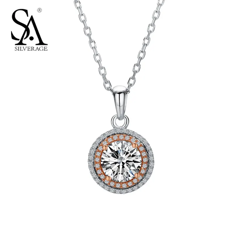 Silverage реальные 925 пробы Серебряные ожерелья и педанты|necklace necklace|necklace silver necklacenecklace