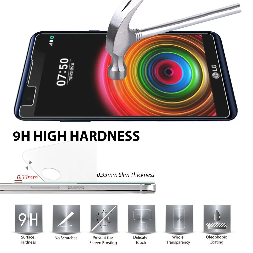 Защитная пленка из закаленного стекла для LG G3 G4 Beat G5 G6 G2 Mini X power Leon K4 K5 K10 G4S Magna Lte