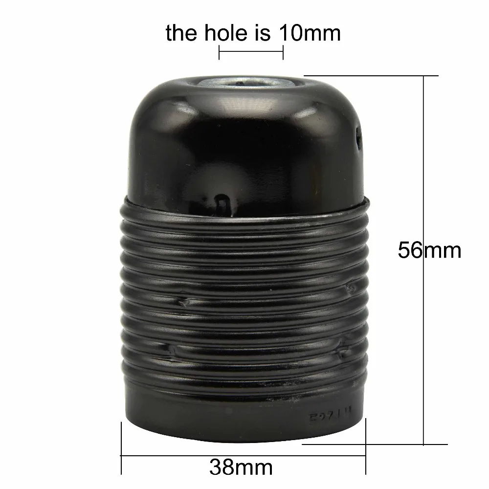 Винтажные патроны для ламп Эдисона с винтовым цоколем E27 металлический сплав