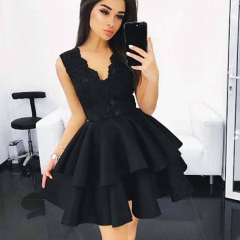 Женское кружевное коктейльное мини платье летнее без рукавов 2018|mini dress|skater dressdresses