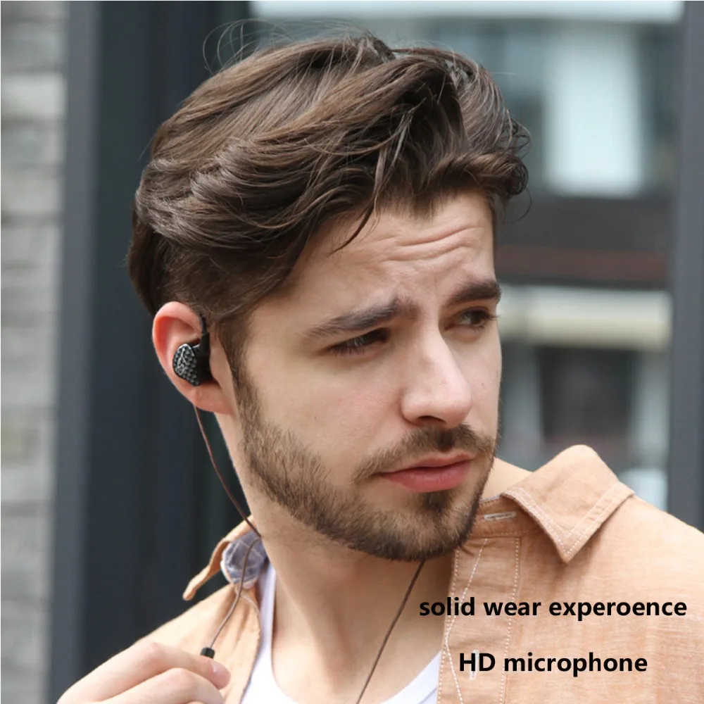 Новый KZ ZST двойной динамический наушник два блока драйвера DIY HIFI бас сабвуфер с