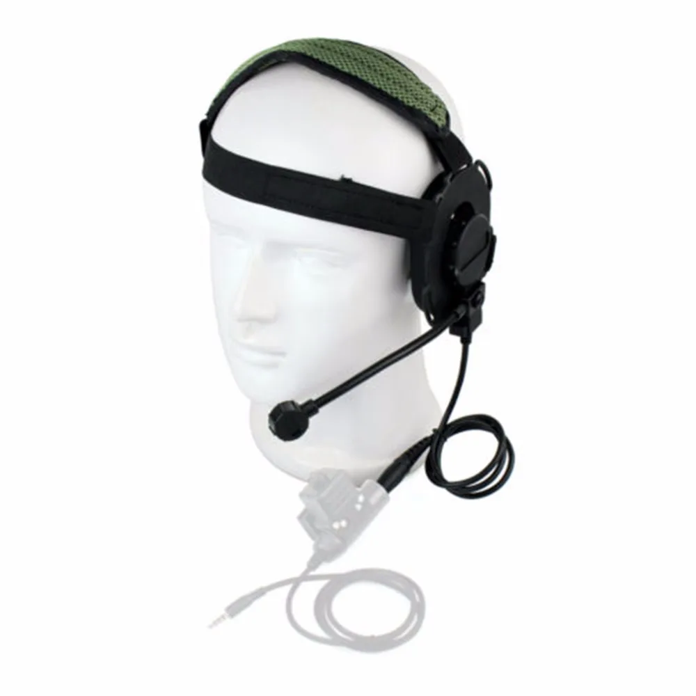 Тактическая гарнитура Bowman Elite II с PTT в стиле U94 для портативной рации Kenwood 2