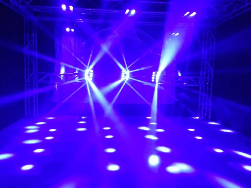 Mini LED Spider effect Light 4in1 for STUDIO club party stage KTV dance bar liminaires theatre cyclorama illuminacion lighting | Лампы и