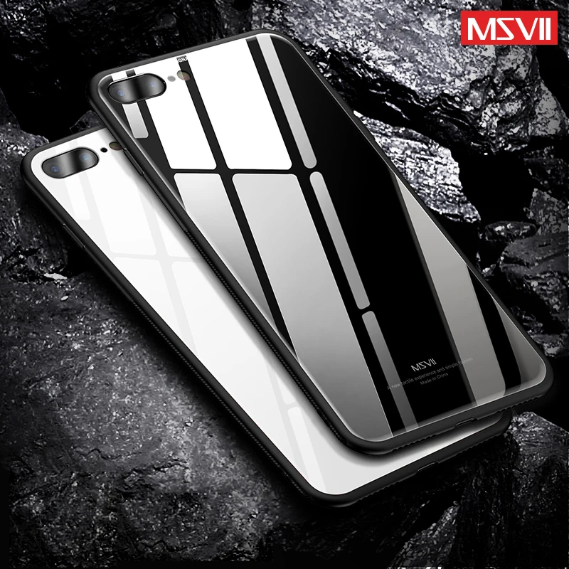 Оригинальный Msvii Роскошный чехол для iPhone 7 8 плюс тонкий ультра полная защита Tup
