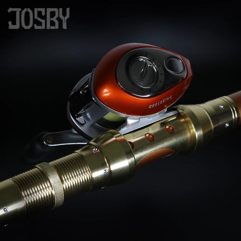 JOSBY Телескопический 2 1/2 4/2 7/3 0/3 6 м углерода Металлический Катушкодержатель Карп