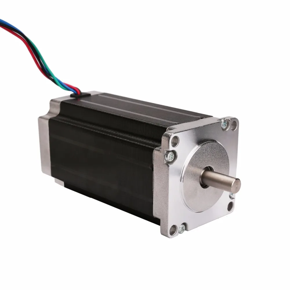 Nema23 шаговый двигатель 57BYGH 435oz-in 3.0N. M 112 мм 4 провода 4.2A 23HS9442B двойной вал 3D принтер