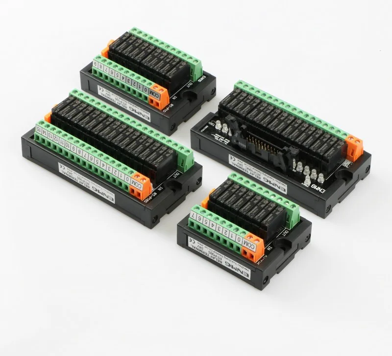 8 полосный релейный модуль с открытым контактом разъемом plc выходной сигнал
