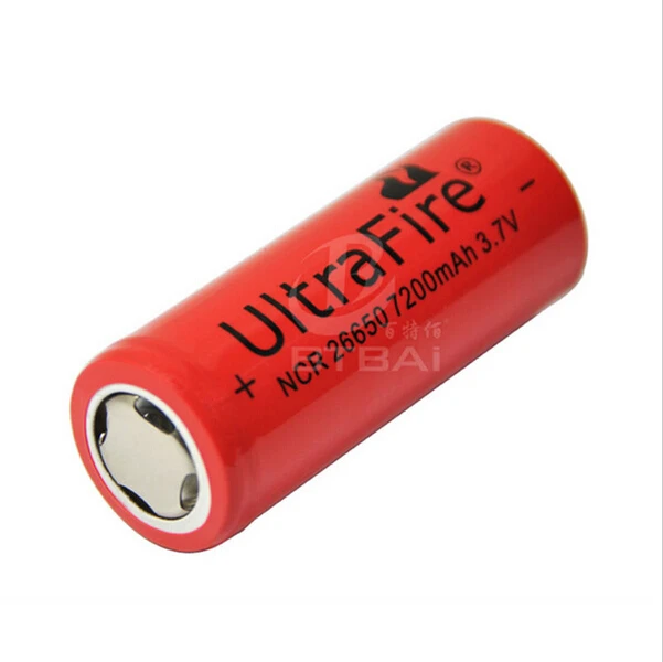 5 (Pcs) x 3.7v 26650MP BRC Li ion Rechargeable Battery 7300mAh For CREE XML T6 LED Flashlight Torch 26650 High Drain Batteries|battery