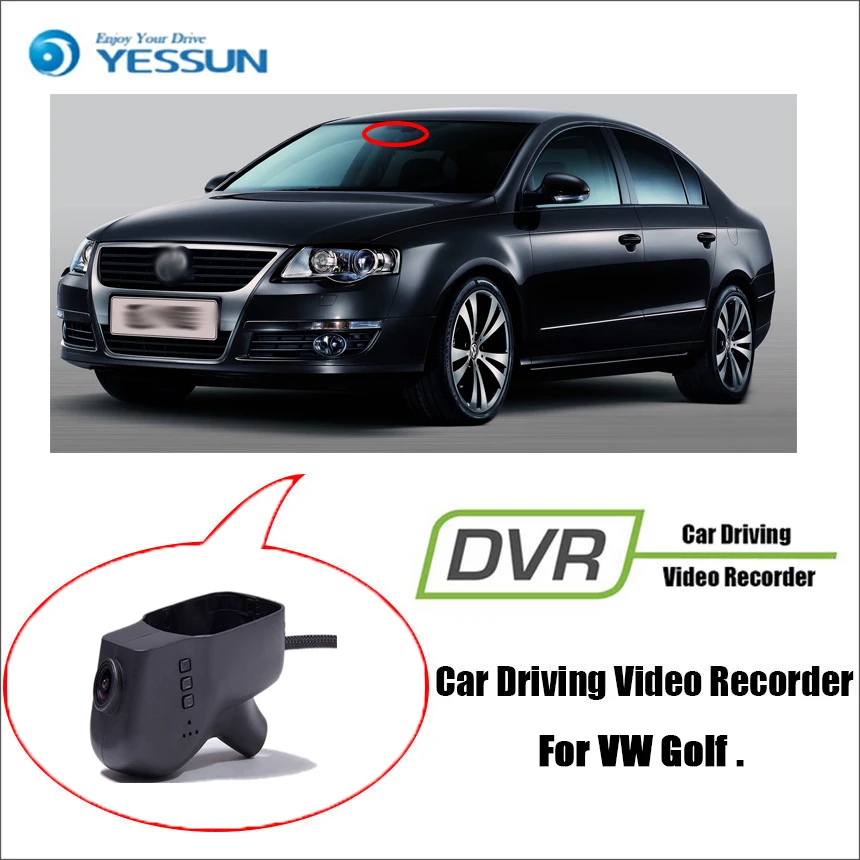 

Видеорегистратор YESSUN для Volkswagen Golf, 96658 дюйма, FHD 1080P
