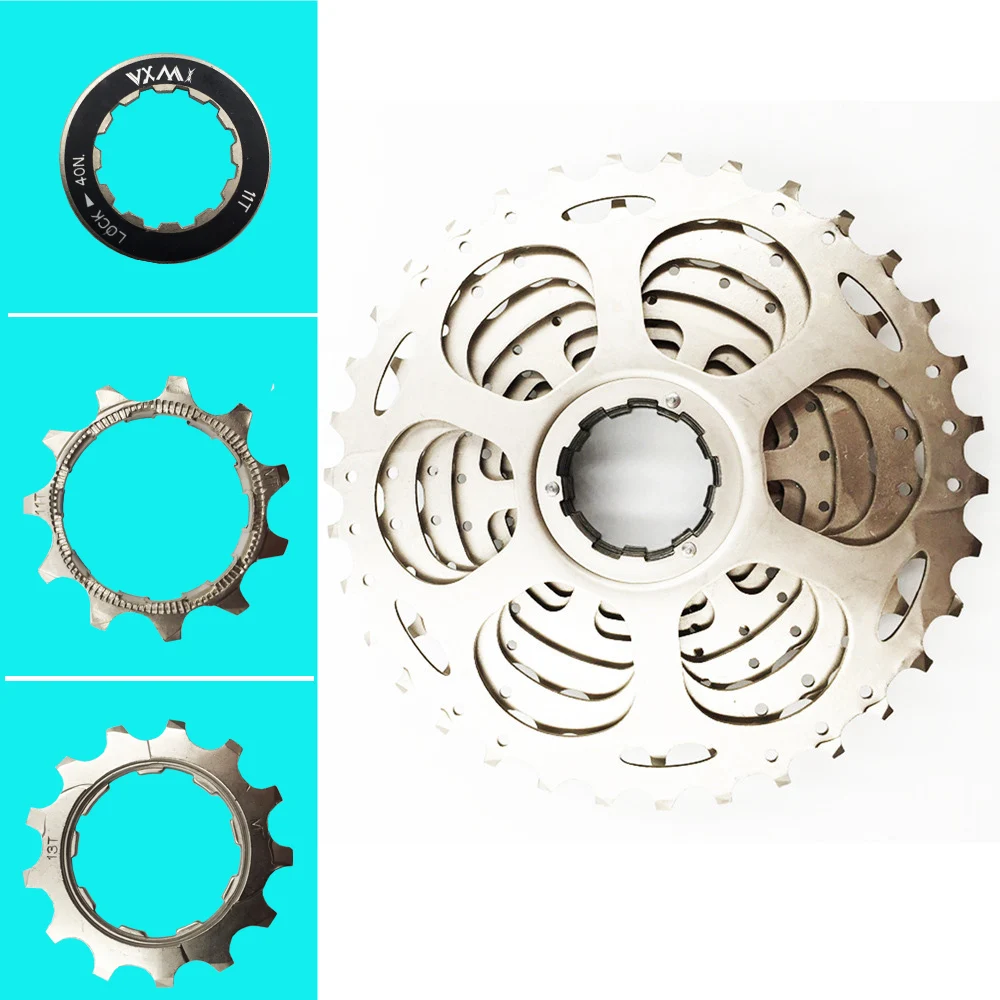 VXM велосипедный маховик брикет 10 S свободное колесо скоростей 11 34T зубья деталь|10s