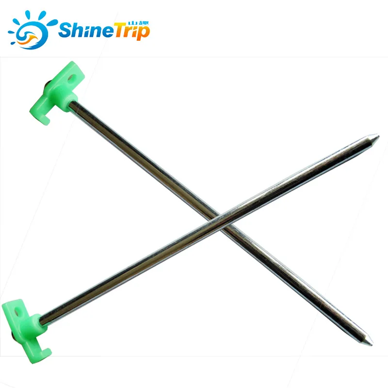 ShineTrip 4 шт. уличный кемпинговый гвоздь для палатки пляжный крючок стальной
