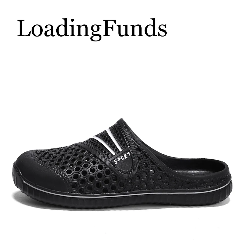 LoadingFunds EVA сабо мужские слипоны садовая обувь легкие пляжные сандалии для мужчин