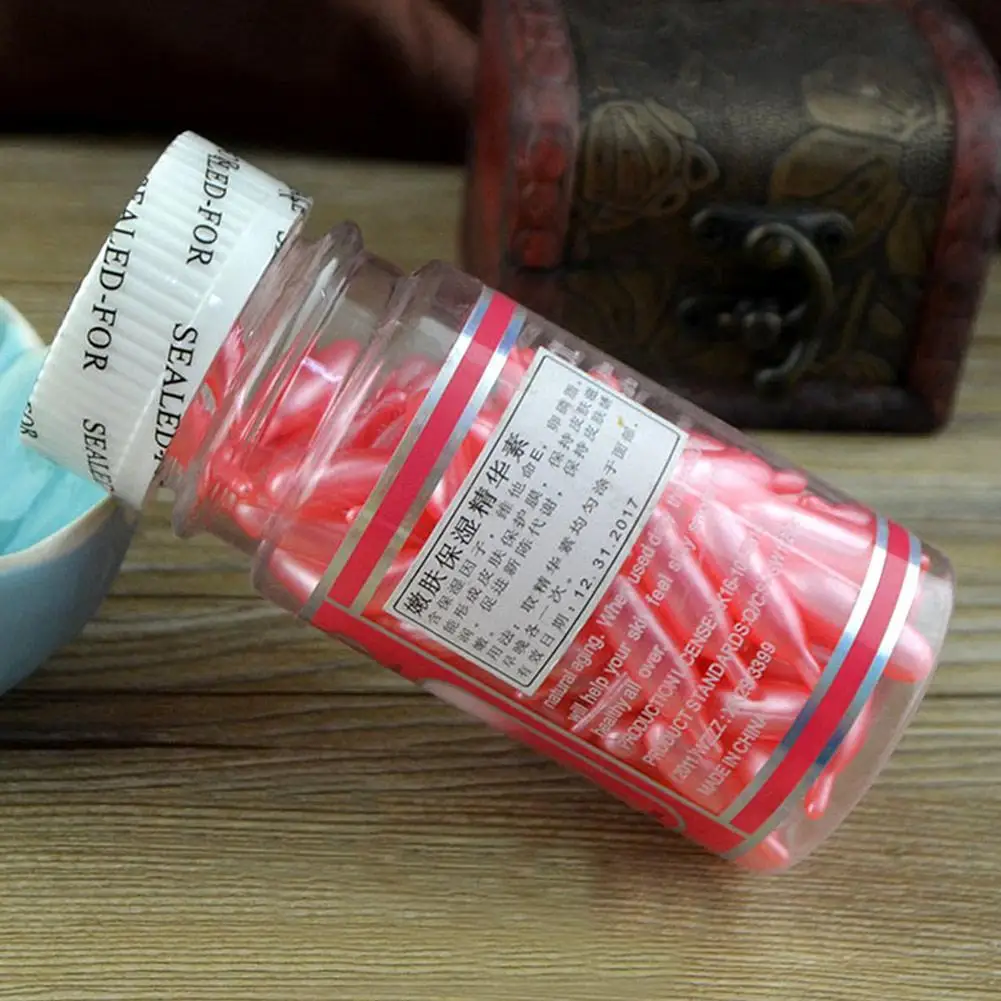 90 шт./бутылки Витамин Е уход за кожей лица крем против морщин жидкость для снятия