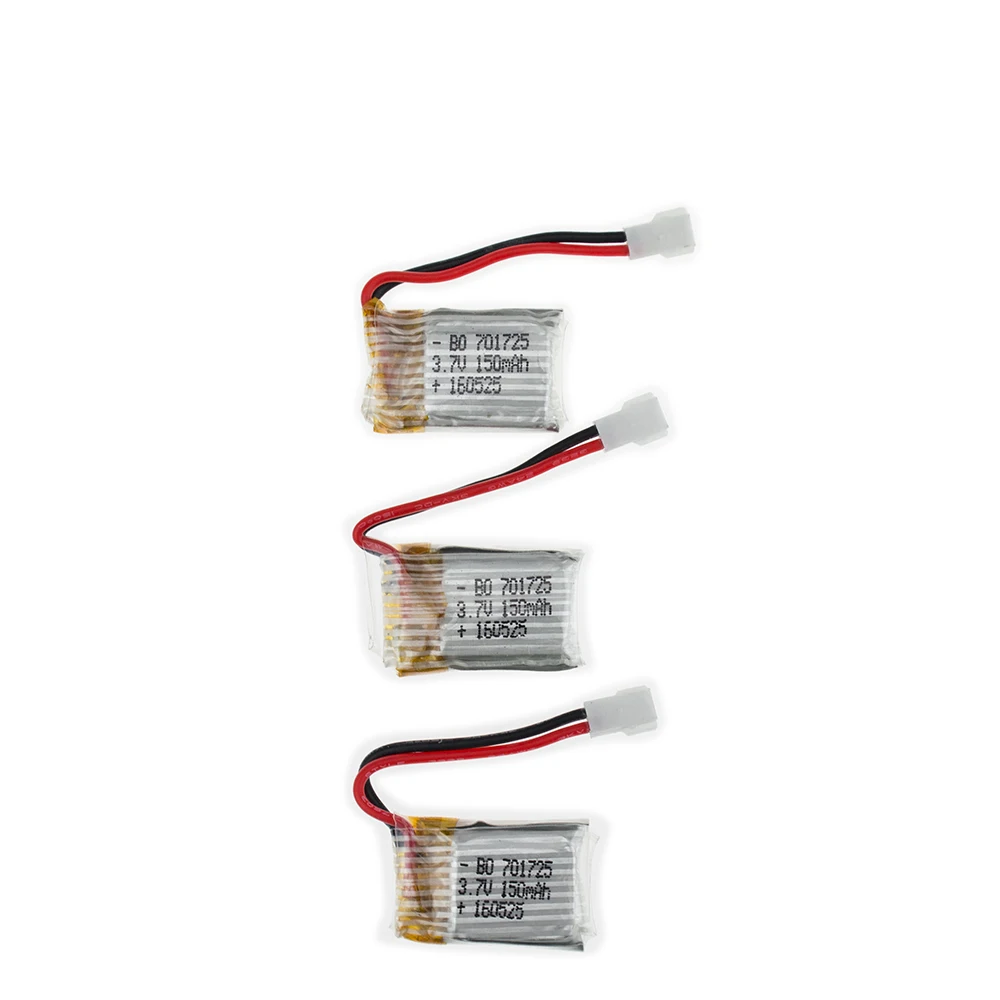 AAA + качество 3 7 в 150 мАч Дрон Квадрокоптер Lipo батарея 701725 для Eachine H8 JJRC Mini Syma S107g X2 Nihui