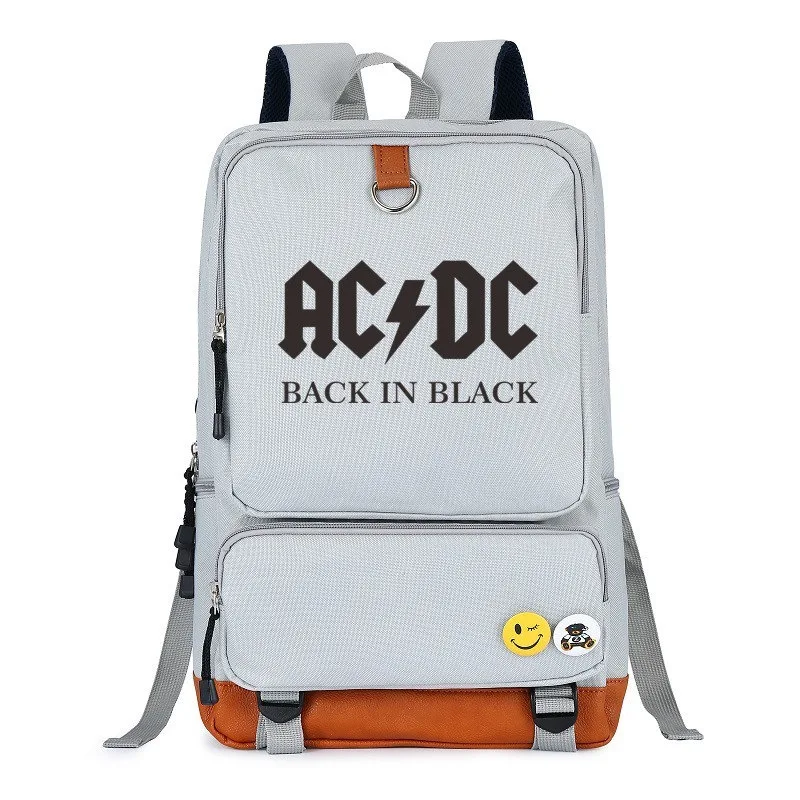 Новинка года,, рок, выцветание, Алан, ходунки, EXO GOT7, AC/DC, Детские портфели для подростков, школьные сумки, парусиновые мужские Студенческие рюкзаки