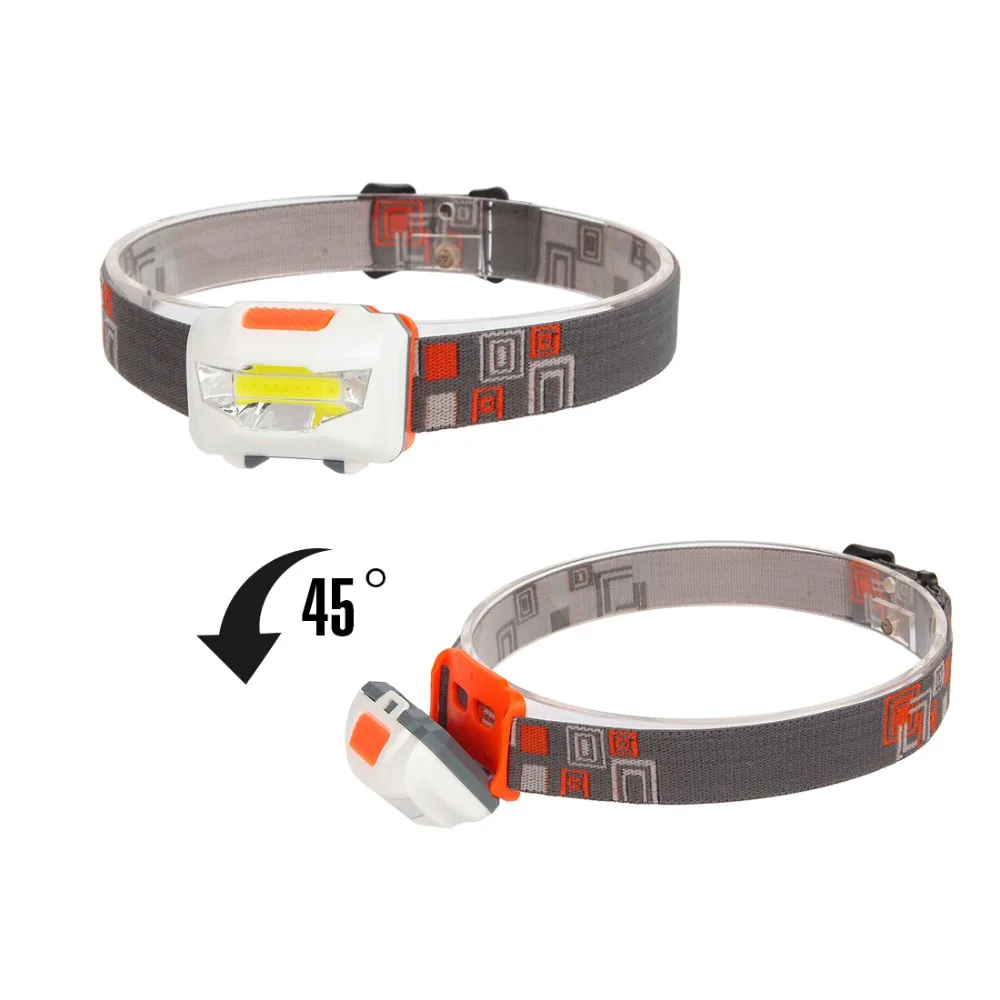 EverBrite 3 Вт супер яркий COB светодиодный налобный фонарь с шт. батареями AAA 5 шт./лот|cob