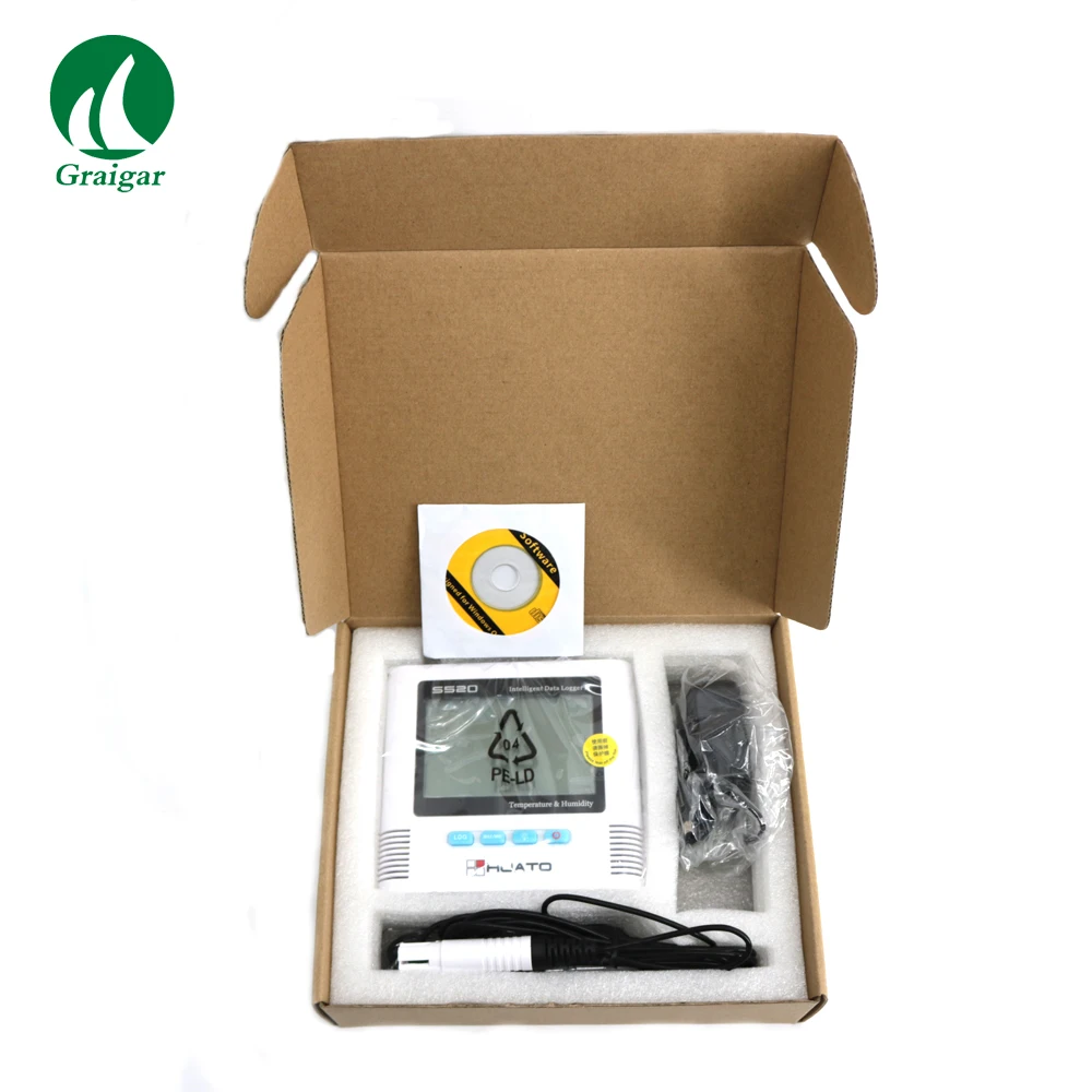 Huato S520-EX Humidity Temperature Data Logger with Printing Real Time Function | Инструменты