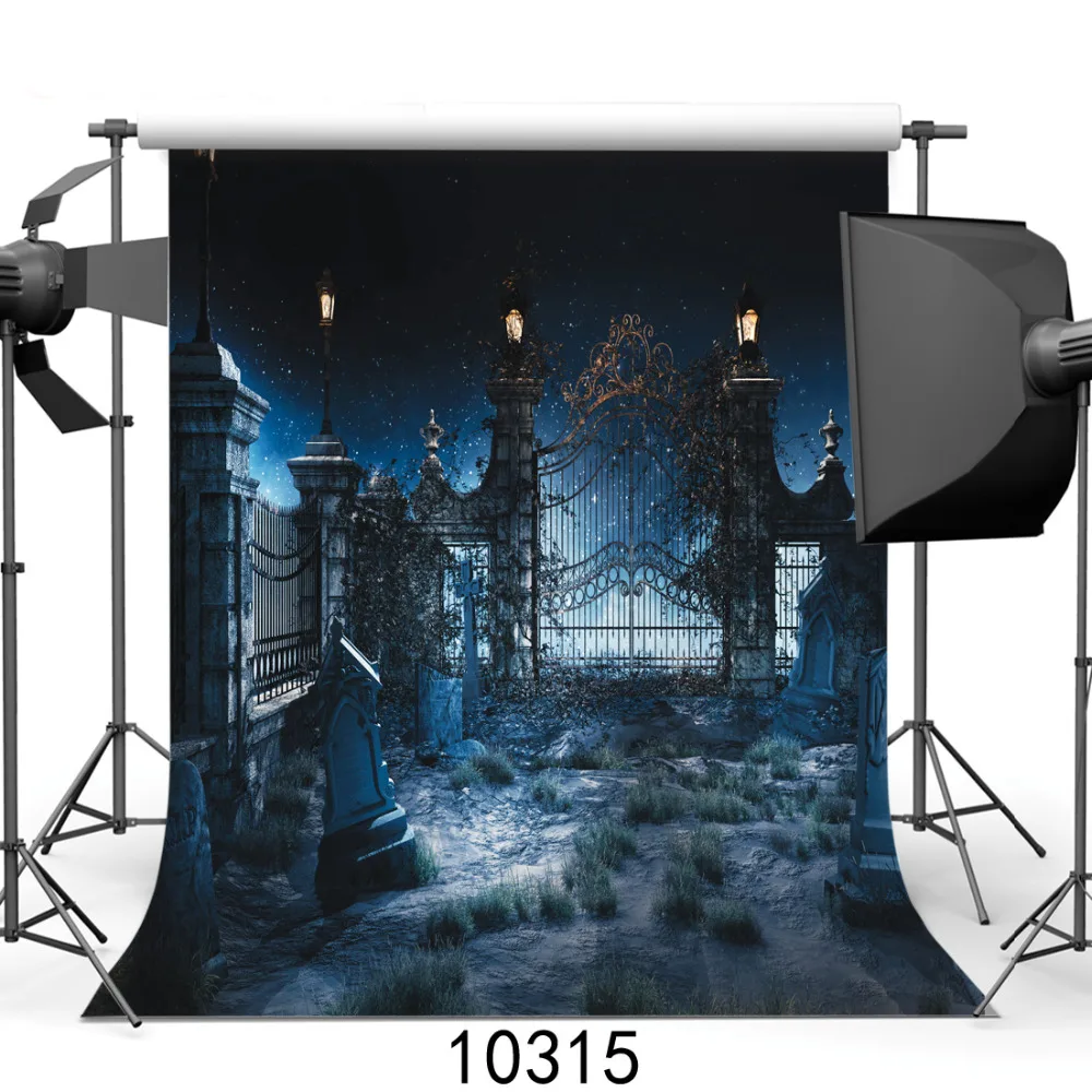 

Виниловые фотофоны для фотостудии на Хэллоуин, кладбище, детская вечеринка