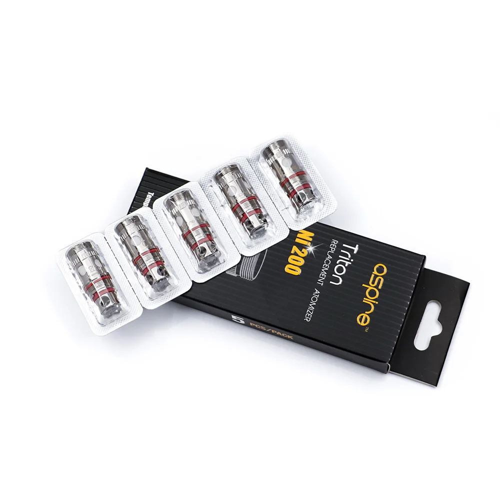 10 шт./лот Оригинал Aspire Atlantis V2 Тритон Ni200 катушки 0.15ohm Температура зондирования