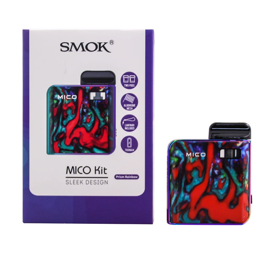 Распродажа! набор SMOK Mico, зажигалка, 700 мА/ч, батарея, электронная сигарета, анти-протекание, мини, электронная сигарета, ручка Pod, катушка VS NORD JC01